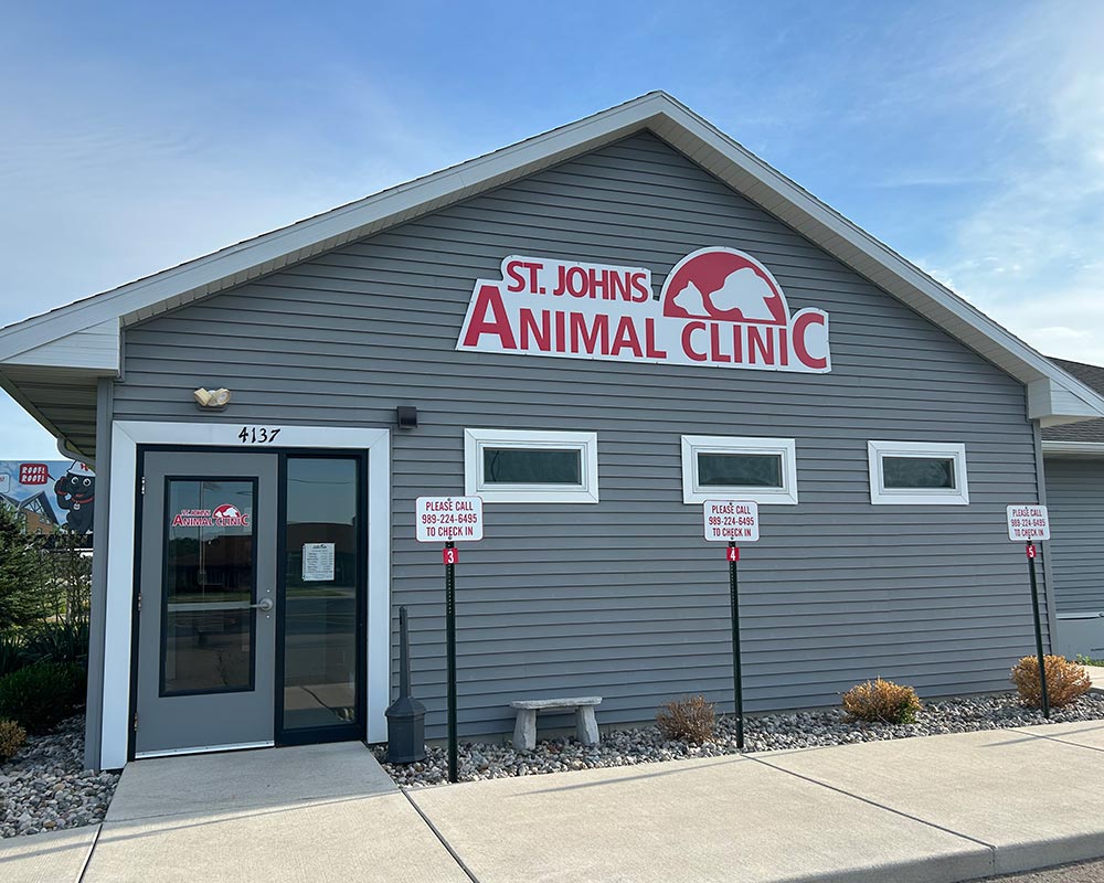 Exterior front view of St Johns Animal Clinic